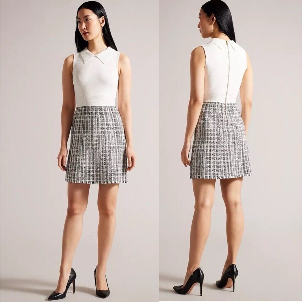 🌻NWT Ted Baker London Diveena Sleeveless Sweater Dress | Size 2